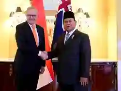 Prabowo Menyapa PM Australia di Peru, Bahas Kerja Sama Strategis